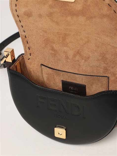 borsa fendi nera tracolla|farfetch borse fendi.